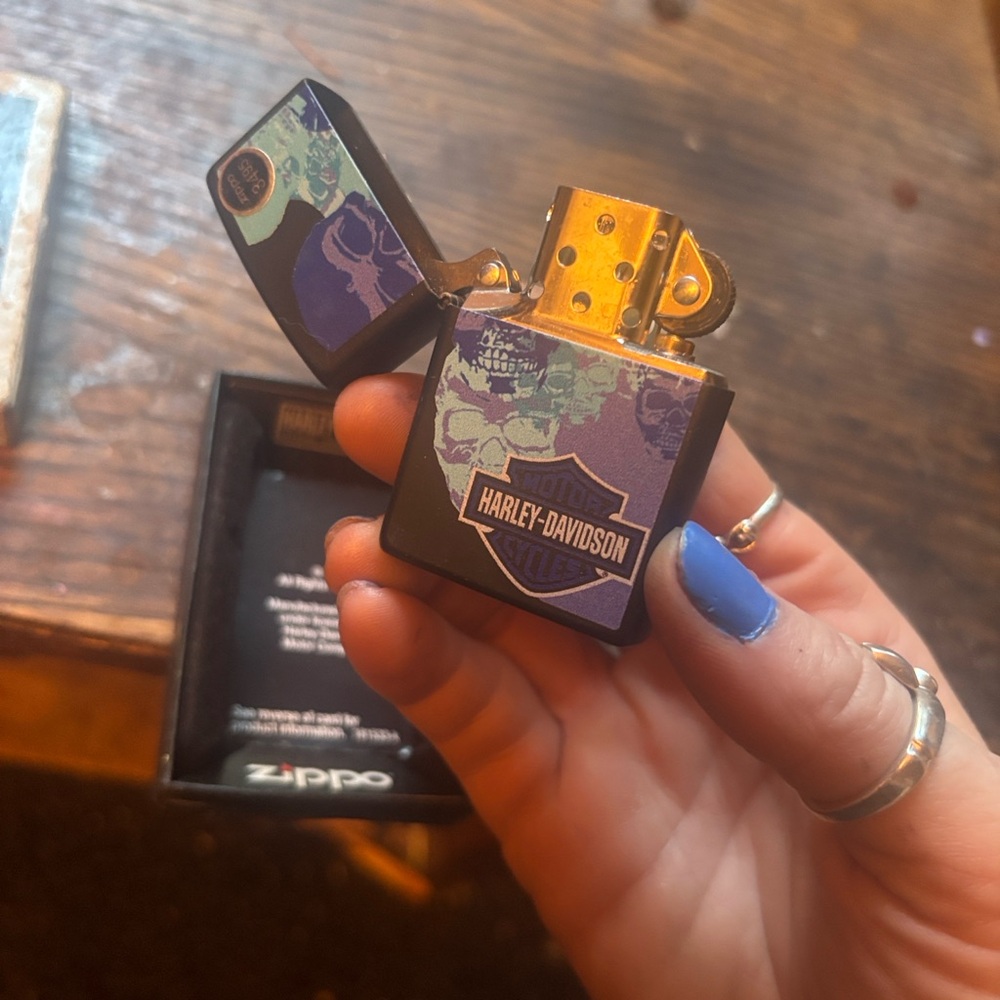 Harley-Davidson Black Zippo - Picture 3 of 7